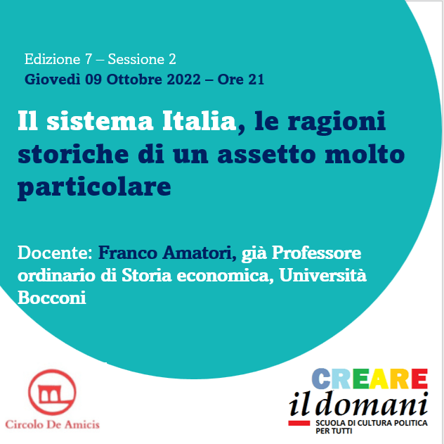 Edizione 7 / Sessione 2 (Amatori – Il sistema Italia) – Giovedì 23&nbsp;Ottobre