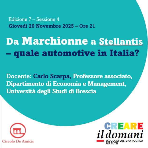 Edizione 7 / Sessione 4 (Scarpa – da Marchionne a Stellantis) – Giovedì 20&nbsp;Novembre